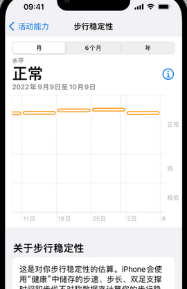 长武iPhone手机维修如何在iPhone开启'步行稳定性通知'