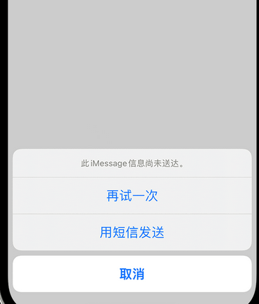 长武apple维修iPhone上无法正常发送iMessage信息