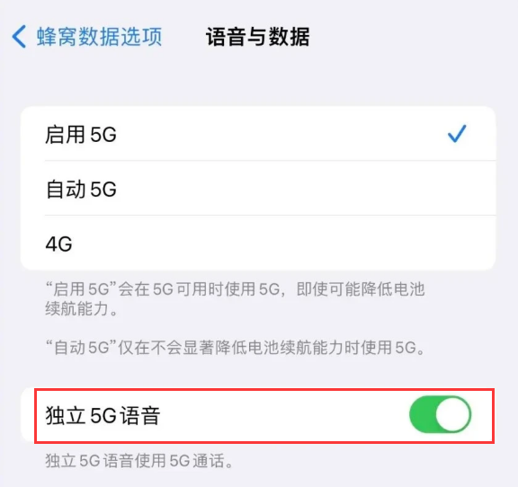 长武苹果14维修分享iPhone 14 Pro如何开启VoNR 
