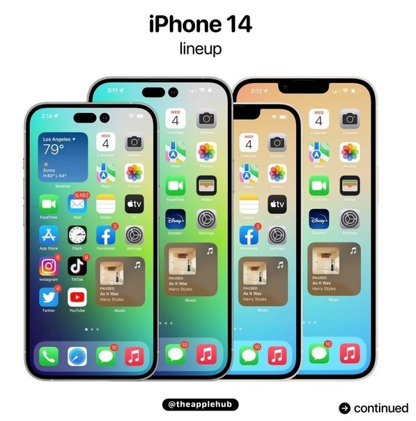 长武苹果14维修分享iPhone 14全家福 
