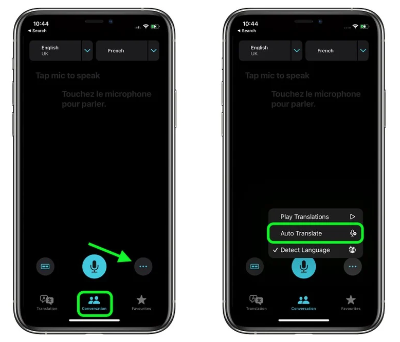 长武苹果手机维修分享iOS 15 “翻译” App 新改进 